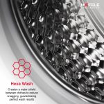 HAFELE AMARA 8 kg 5 Star, Premium Fully Automatic Front-Load washing machine engineered using German technology, comes with Steam Shield and Hexa Wash Design - Image 2