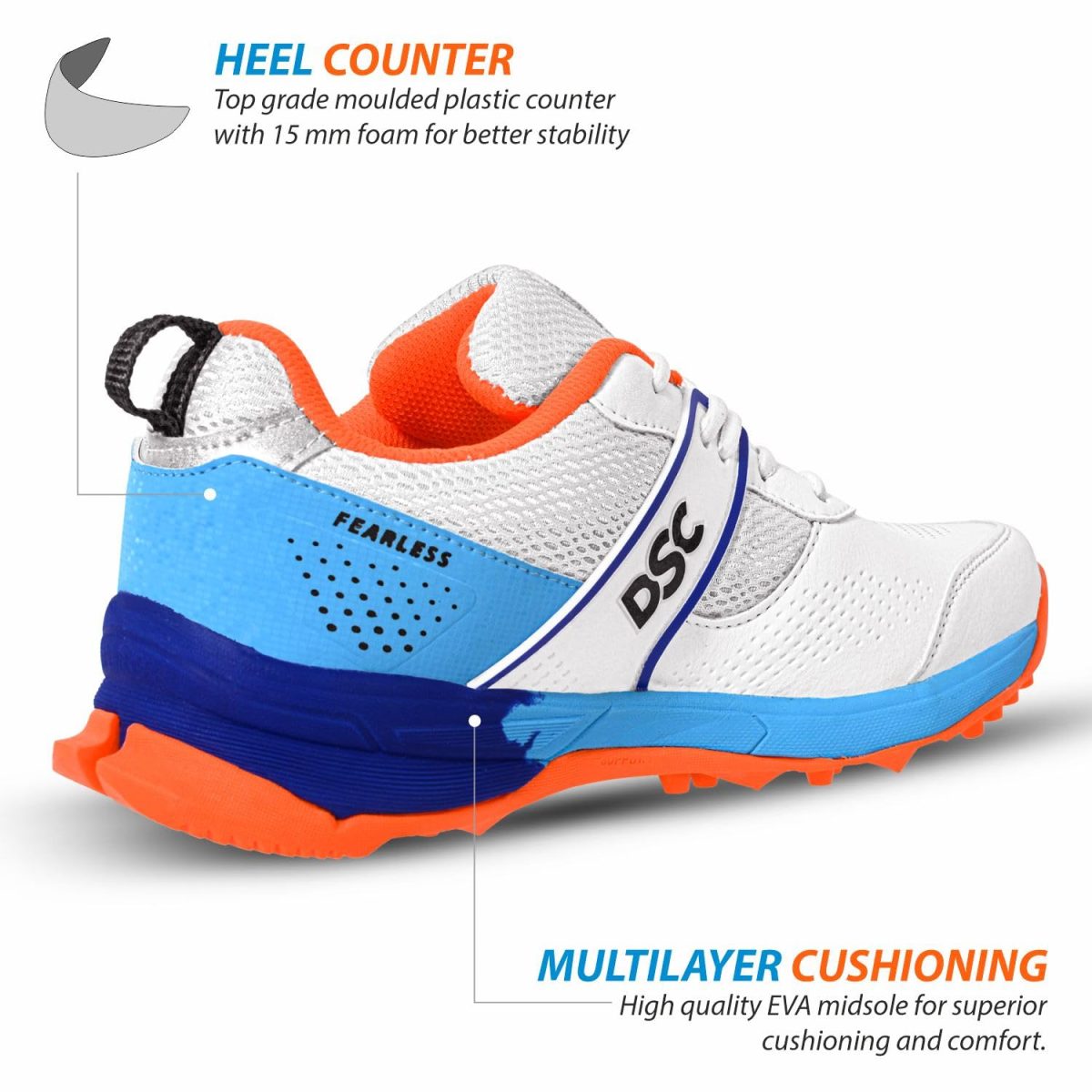 DSC Jaffa Neo Cricket Shoes for Mens - Image 3