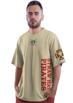 crazymonk Straw Hat Pirates Oversized T-Shirt - Image 3