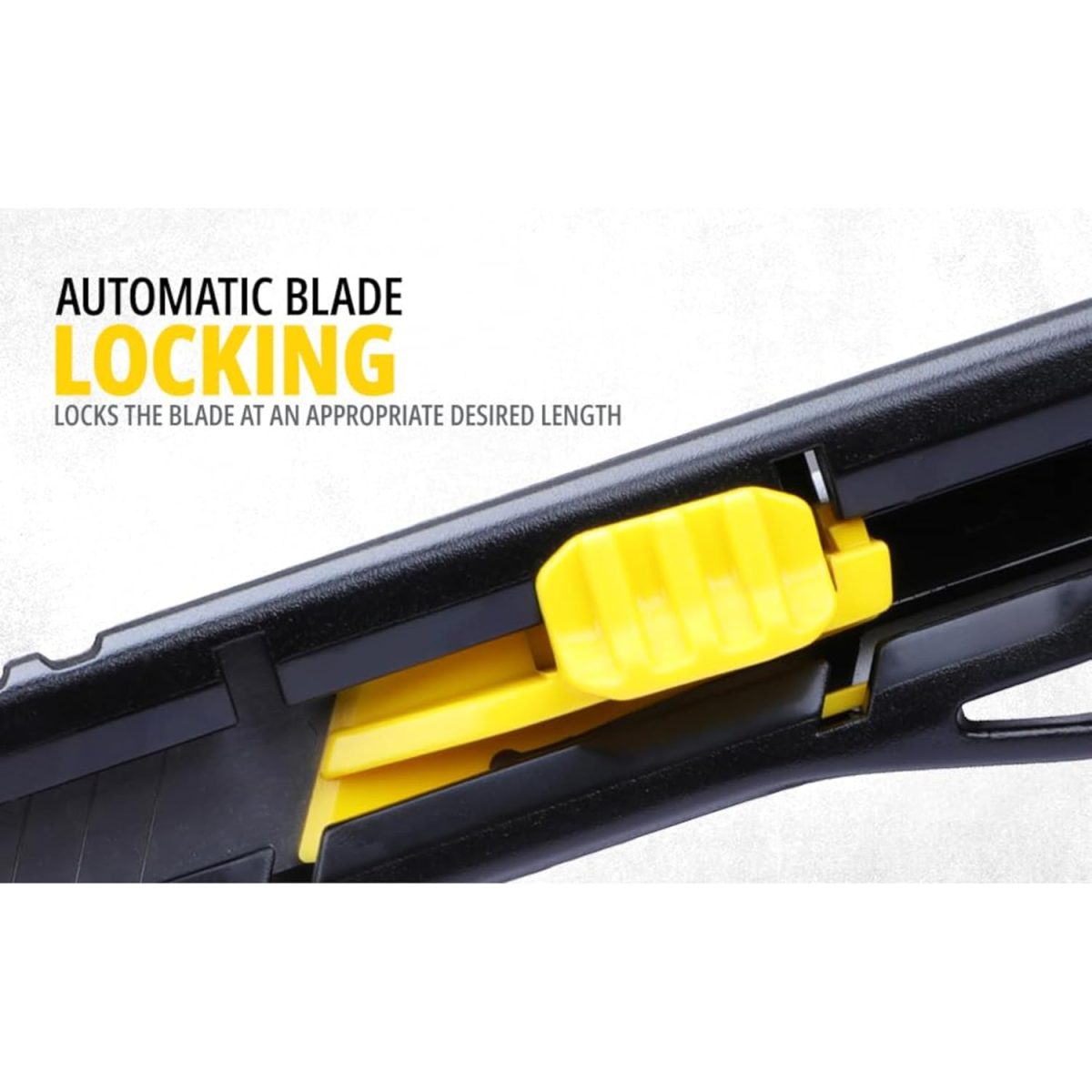 STANLEY STHT10323-800 18 mm Plastic Slide Lock Snap-Off Knife for Home & Professional Use, YELLOW & BLACK - Image 18