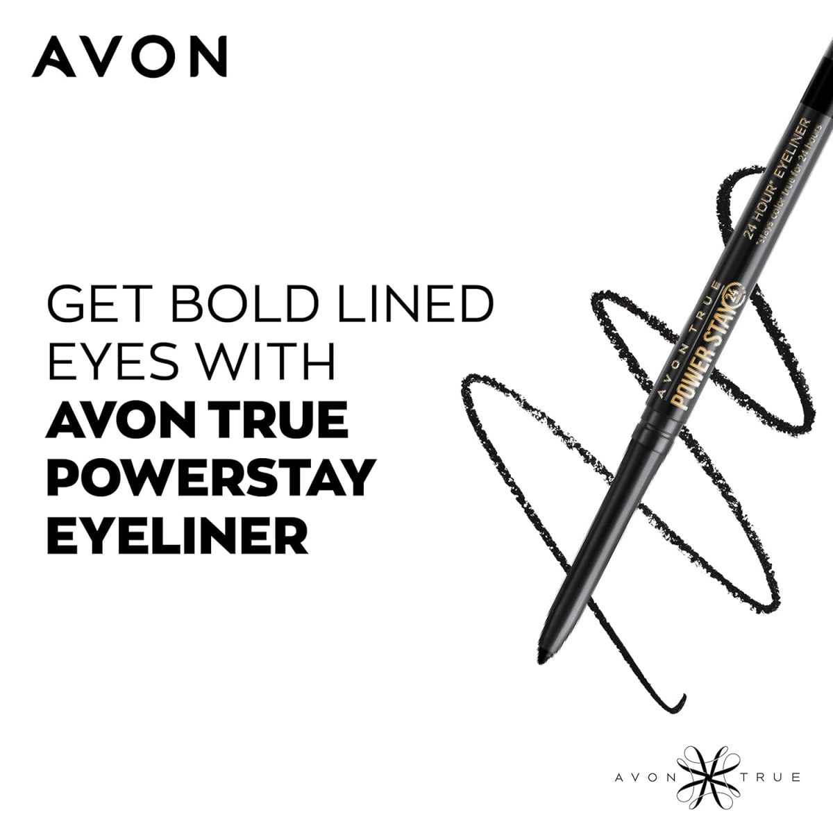 True Color Power Stay Eyeliner Waterproof | Carbon Black - 0.28 gm - Image 5
