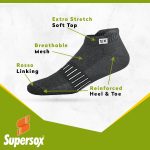 Supersox Bamboo Ankle Socks for Women Made of Sustainable & Eco Friendly Material - Athletic Softer than Cotton Socks, Anti Odour - Ideal forSports, Gym & All Day Wear (Pack of 3) - Image 2
