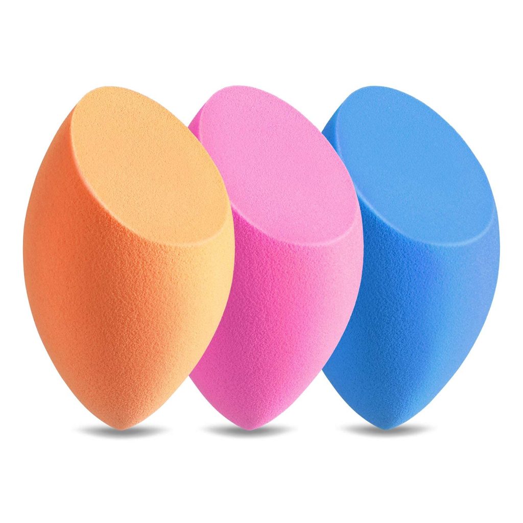 SHOPCASH Makeup 6 in 1 Cotton Pad Applicator Foundation Makeup Blender Powder Buff Sponge Cosmetic Puff Women's & Girls Cosmetic Makeup Beauty (Pack of 3)