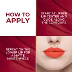 Beaut by Sterling Velvet Series Matte Lipstick for Women (4g) | Long Lasting, Non-Sticky, Intense Color, Paraben-Free, Luxurious Texture, Peach Love - Image 4