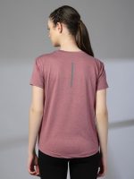 CHKOKKO Women's Polyester Regular Fit Round Neck Gym Sports T-Shirts - Image 4