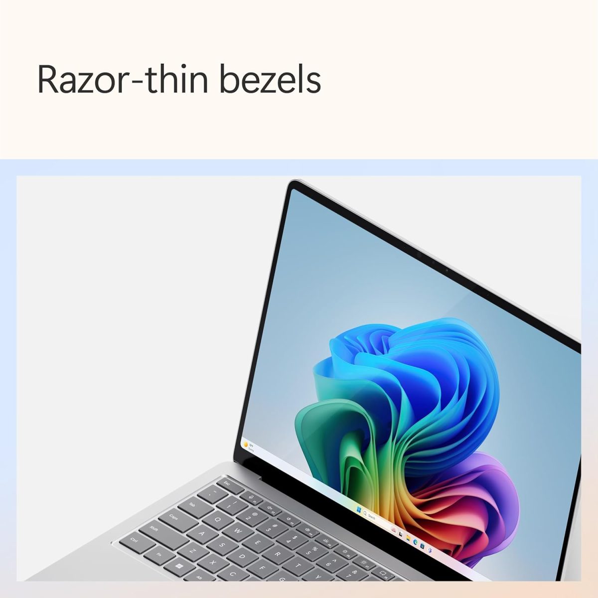 Microsoft New Surface Laptop (7th Edition) - Windows 11 Home Copilot + PC - 13.8” LCD PixelSense Touchscreen - Qualcomm Snapdragon X Plus (10 Core) - 16GB RAM - 256GB SSD - Platinum - ZGJ-00023 - Image 5