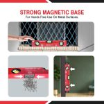 FREEMANS Box Section Aluminum Spirit Level with Magnet 30cm - Image 4