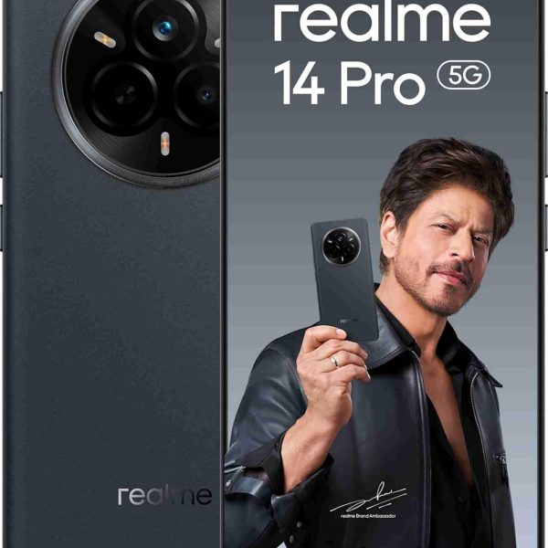 realme 14 Pro 5G (Suede Grey, 8GB RAM, 128GB Storage) | 6.77" Curved OLED Display | 50MP Sony IMX882 OIS | 16MP Front Camera | 6000mAh Battery | Dimensity 7300 Energy Processor | 45W Fast Charging