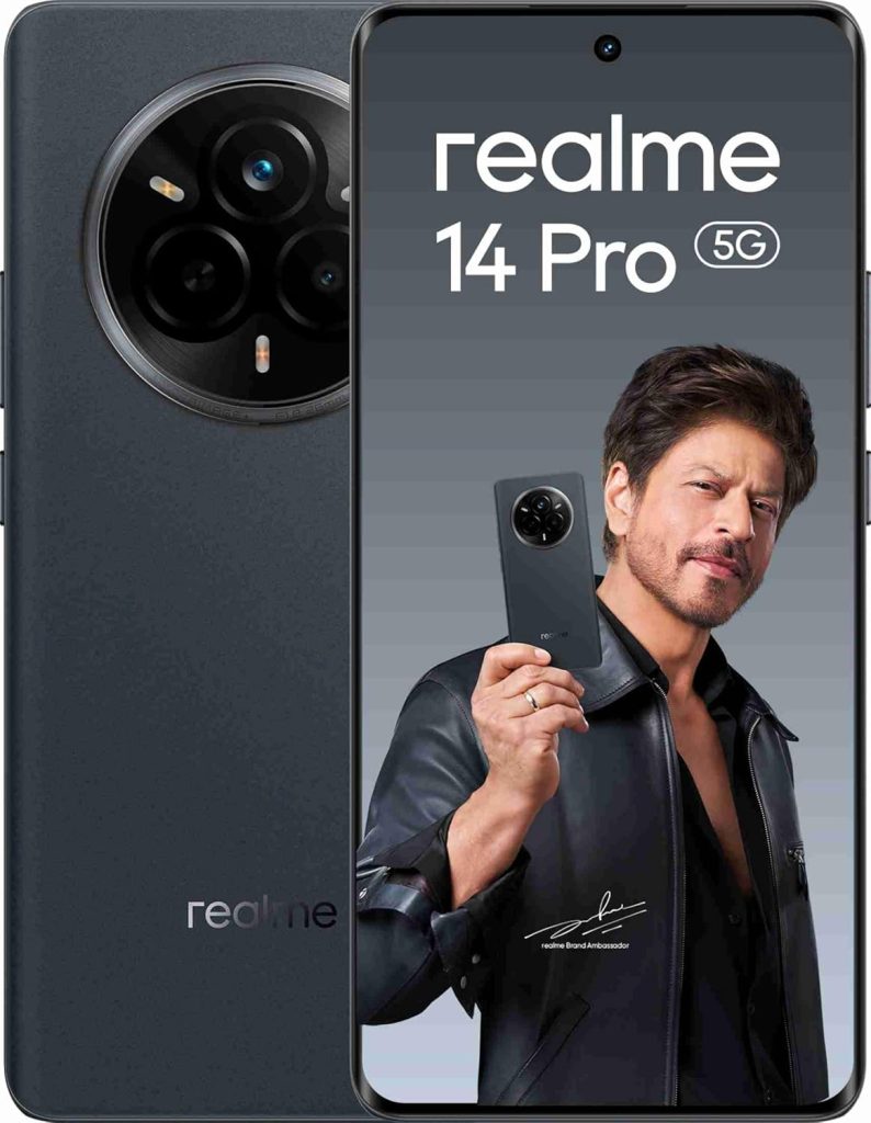 realme 14 Pro 5G (Suede Grey, 8GB RAM, 128GB Storage) | 6.77" Curved OLED Display | 50MP Sony IMX882 OIS | 16MP Front Camera | 6000mAh Battery | Dimensity 7300 Energy Processor | 45W Fast Charging