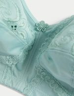 Marks & Spencer Womens Cotton Blend Embroidery Non Padded Wired Total Support Full Cup Bra - Image 2