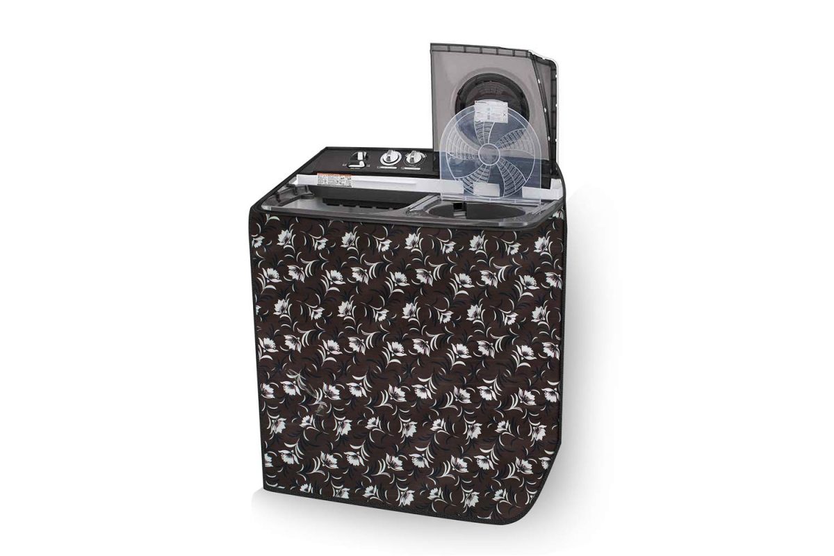 Stylista Washing Machine Cover Compatible for Whirlpool 10.5 kg semi Automatic ACE 10.5 XL Floral Printed Pattern - Image 6