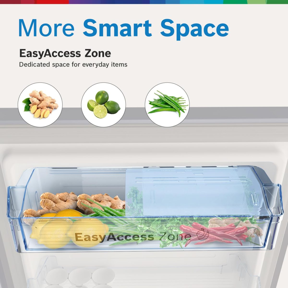 Bosch Single Door Refrigerator 226L Inverter Direct Cool (CST22W33PI,Feather Wine) - Image 8