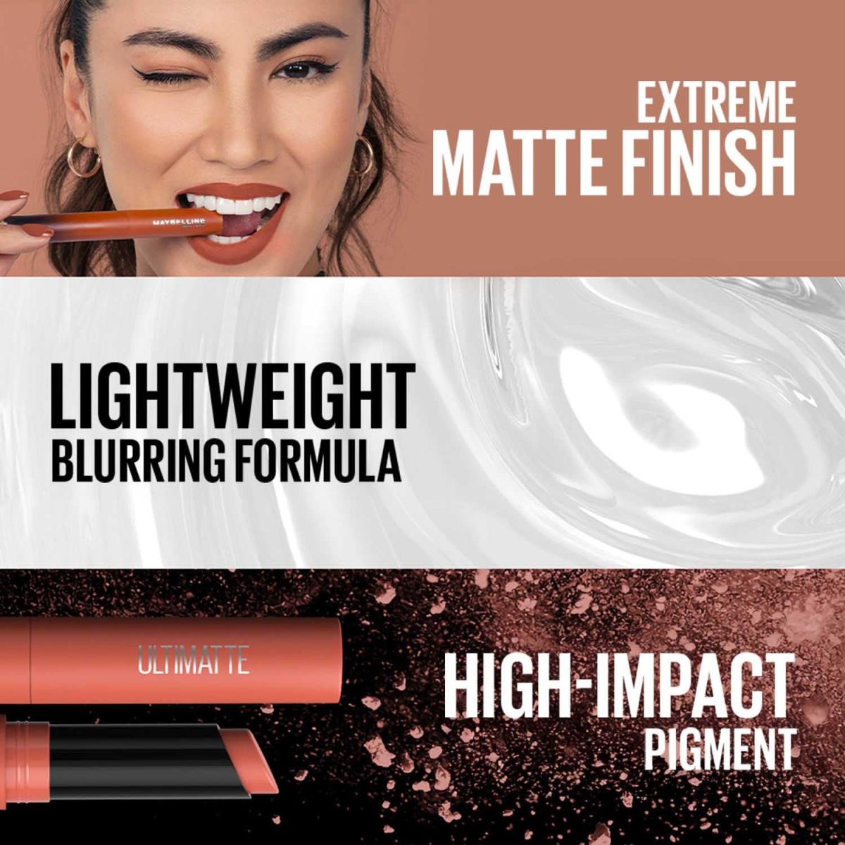Maybelline New York Color Sensational Ultimatte Lipstick, More Sepia, 1.7g - Image 4
