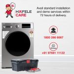 HAFELE AMARA 8 kg 5 Star, Premium Fully Automatic Front-Load washing machine engineered using German technology, comes with Steam Shield and Hexa Wash Design - Image 5