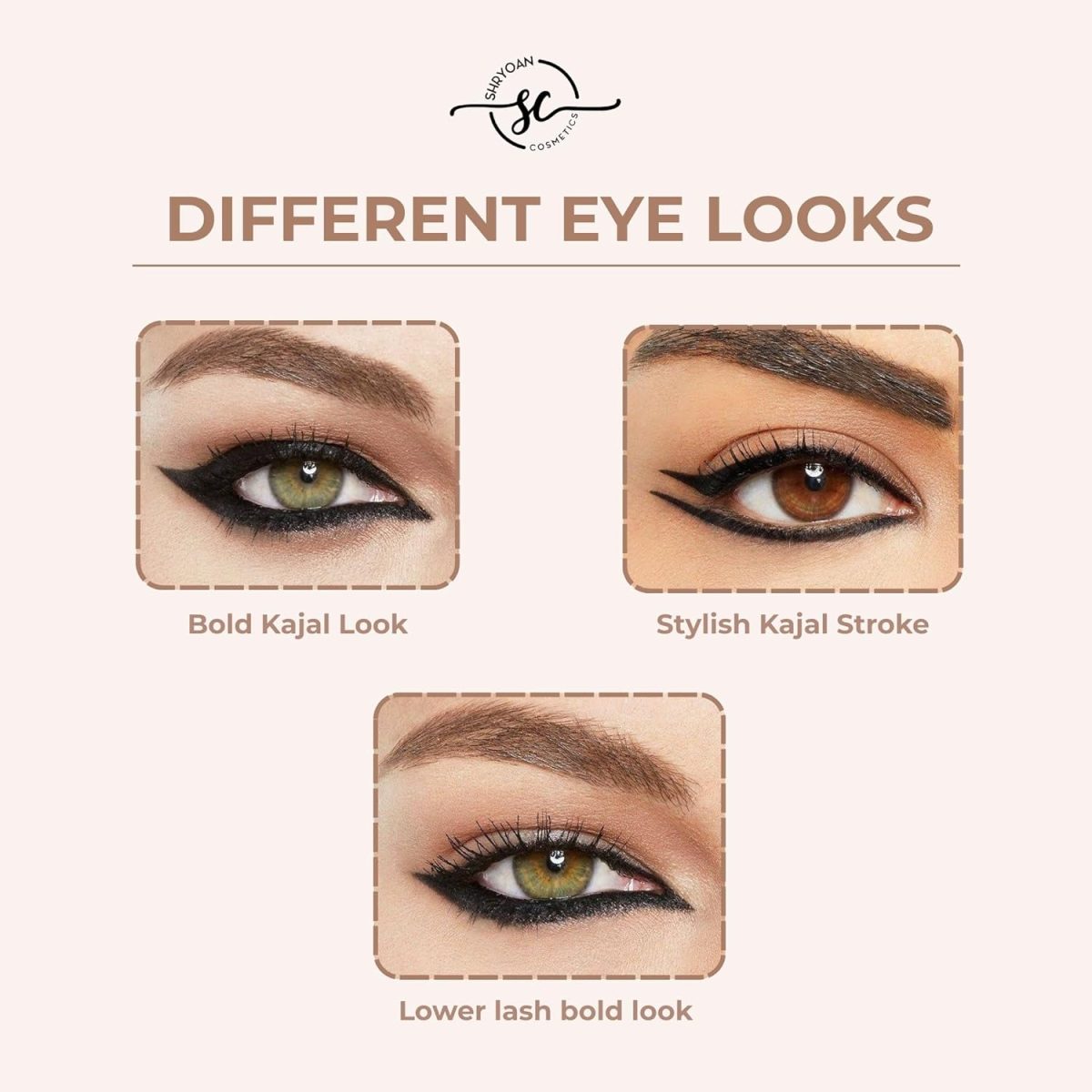 Shryoan Black Revolving Kajal | Intense Matte Finish for Lasting Definition | Waterproof & Smudge Proof Kajal | High Pigment | Super Glide - Image 6