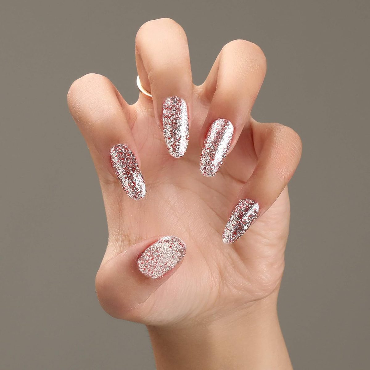 FYORR Shooting Star Glittery Sparkle Long Lasting Enamel Nail Polish 15ML (Light Pink Sparkle) - Image 5