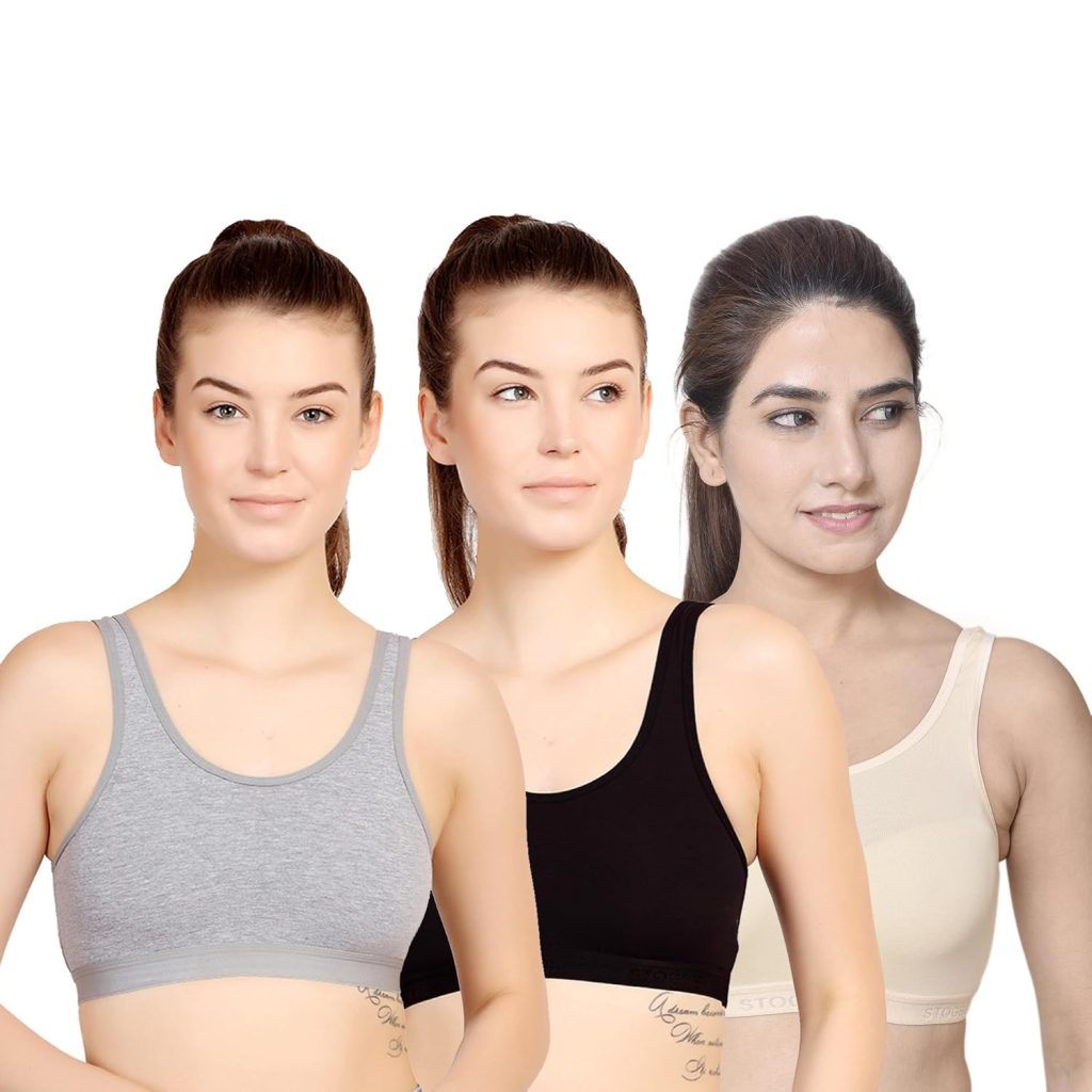 STOGBULL Sports Bra Combo Pack for Gym Yoga Exercise Running Workout Regular Daily use