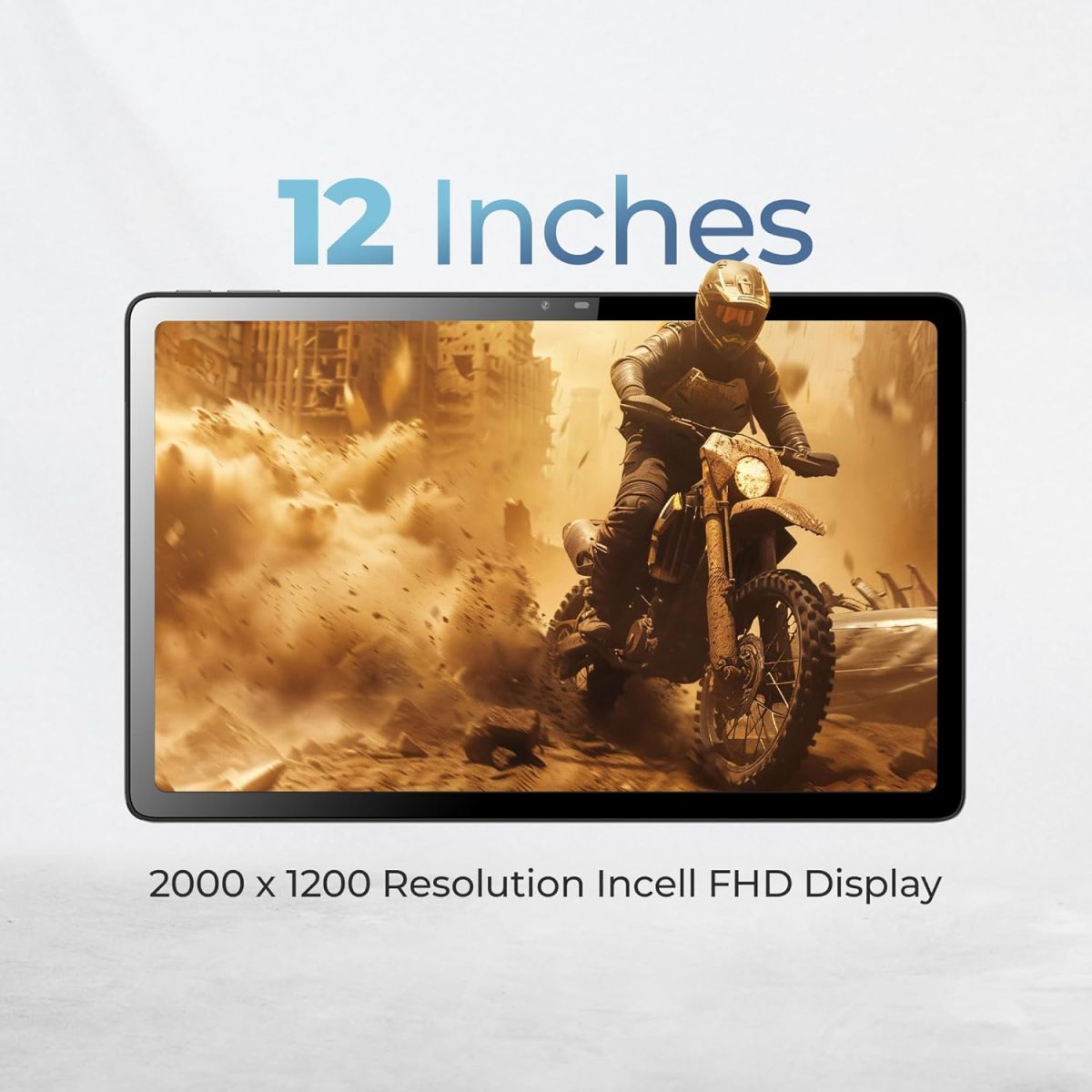 IRA Duo Pro 5G | 12" Tablet + Keyboard + Stylus Pen | 8GB RAM 128GB ROM | Wi-Fi + 5G | 2.2Ghz Octa-Core Processor | Accessories (Adapter, USB Cable, Carry Case, Ear Phone) - Image 3