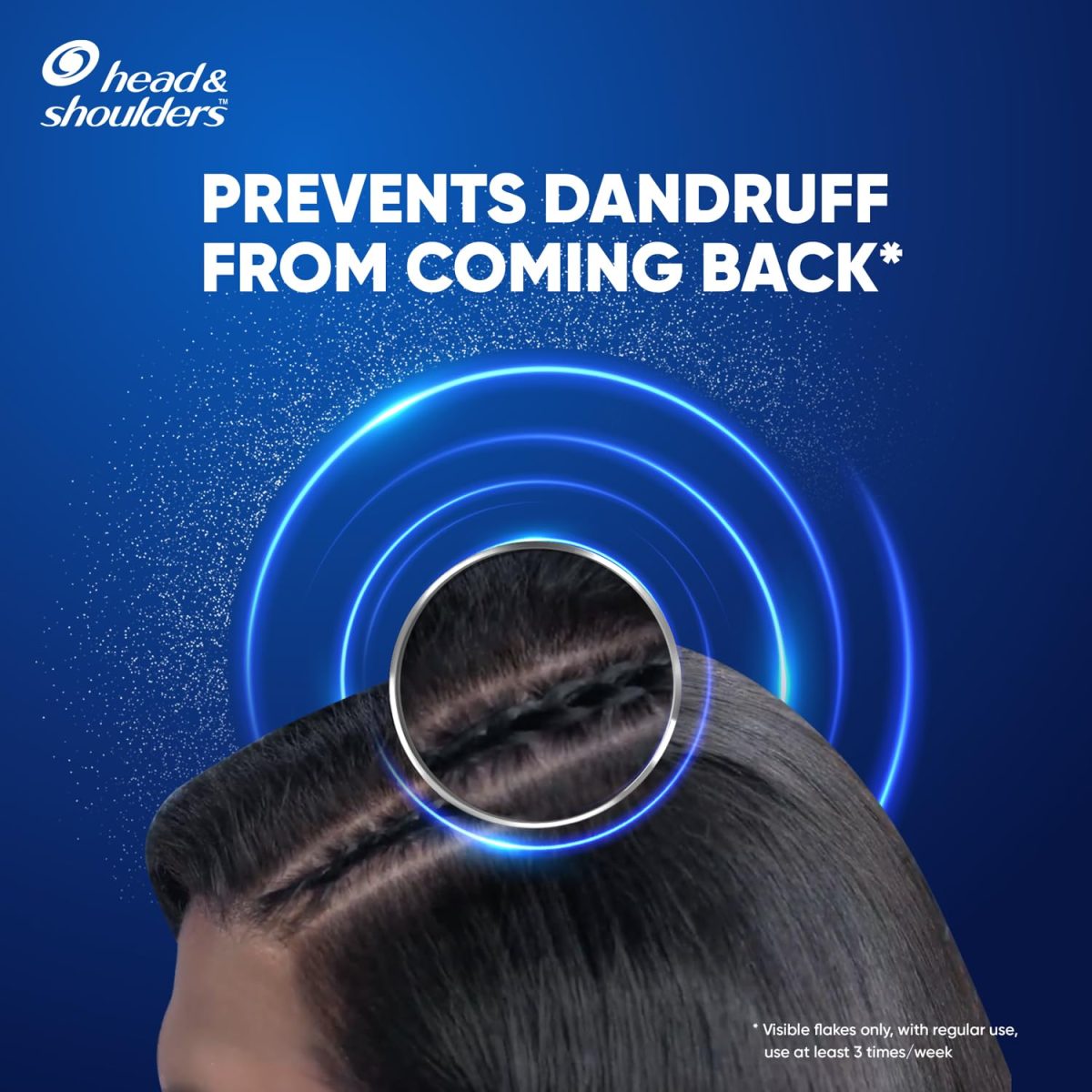 Head & Shoulders , Anti Dandruff Shampoo, Anti Hairfall, 340 ML - Image 2