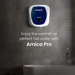 Crompton Amica Pro 15-L, 5 Star Rated Storage Water Heater with Superior Glassline Coated Tank, Powerful 2000W Heating Element, Rust Proof Plastic Body and Advanced 3 Level Safety (White and Blue) - Image 2