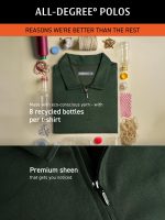 DAMENSCH Constant Men's All-Degree Thermoregulating Pique Contrast Neck Polo T-Shirt - Image 2