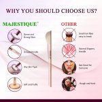 Majestique Face Makeup Brush Set of 4 - Professional Makeup Brushes for Powder, Blush, Eyeshadow & Eyebrow - Essential Makeup Brush Set for Beginners & Pros - Image 7