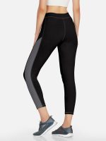 Mehrang Women Slim Fit High Waist Gym Workout Tights with 4 Ways Stretchable Scoot Proof Yoga Leggings - Image 4