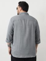 Urbano Plus Men's Linen Blend Full Sleeve Relaxed Fit Casual Solid Shirt - Image 4