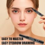 4-Tip Microblading Eyebrow Pen – Waterproof, Long-Lasting Eyebrow Pencil with Micro-Fork Tip for Flawless, Natural-Looking Brows (Eyebrow pen - Black) - Image 3