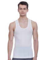 Rupa Jon Men's Scented 3P Wht Vest Plain (Pack of 3) (RJNJNVSNRN3P02085_White_85 CM) - Image 3