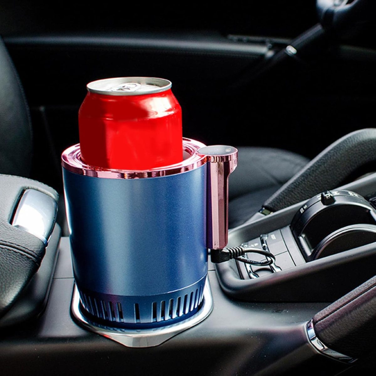 CALANDIS 2 in 1 Smart Cooling & Heating Car Cup Drinks Milk Warmer Cooler Blue - Image 2