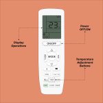 ZIEVA Compatible with Onida AC Remote Replacement for 1, 1.5, 2 ton Split/Window Air Conditioner - Please Match The Original Remote (AC 206) - Image 7