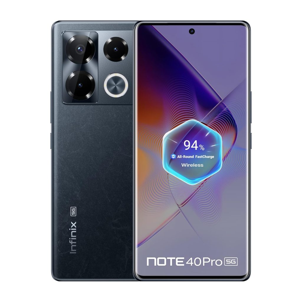Infinix Note 40 Pro 5G (Obsidian Black, 256GB) (8GB RAM)