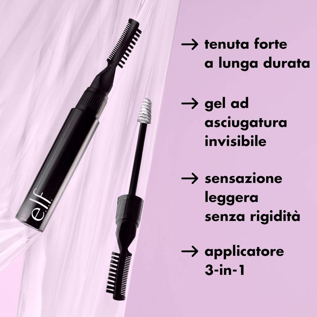 e.l.f. Brow Laminating Gel, Strong-Hold, Clear-Drying & Water-Resistant Brow Gel Creates Laminated Brows, Comb & Sculpt Brows, Vegan & Cruelty-free - Image 6