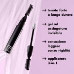 e.l.f. Brow Laminating Gel, Strong-Hold, Clear-Drying & Water-Resistant Brow Gel Creates Laminated Brows, Comb & Sculpt Brows, Vegan & Cruelty-free - Image 6