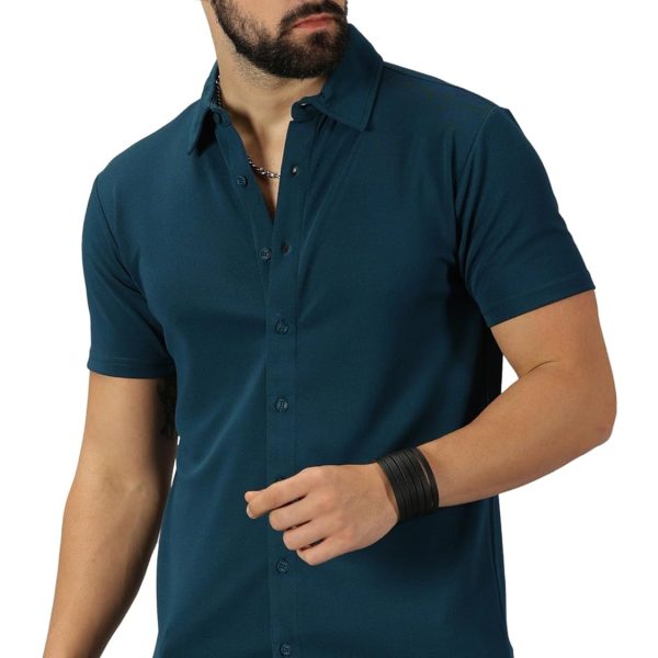 GESPO Men Shirt || Valetino Fabric Half Sleeve Shirts for Mens