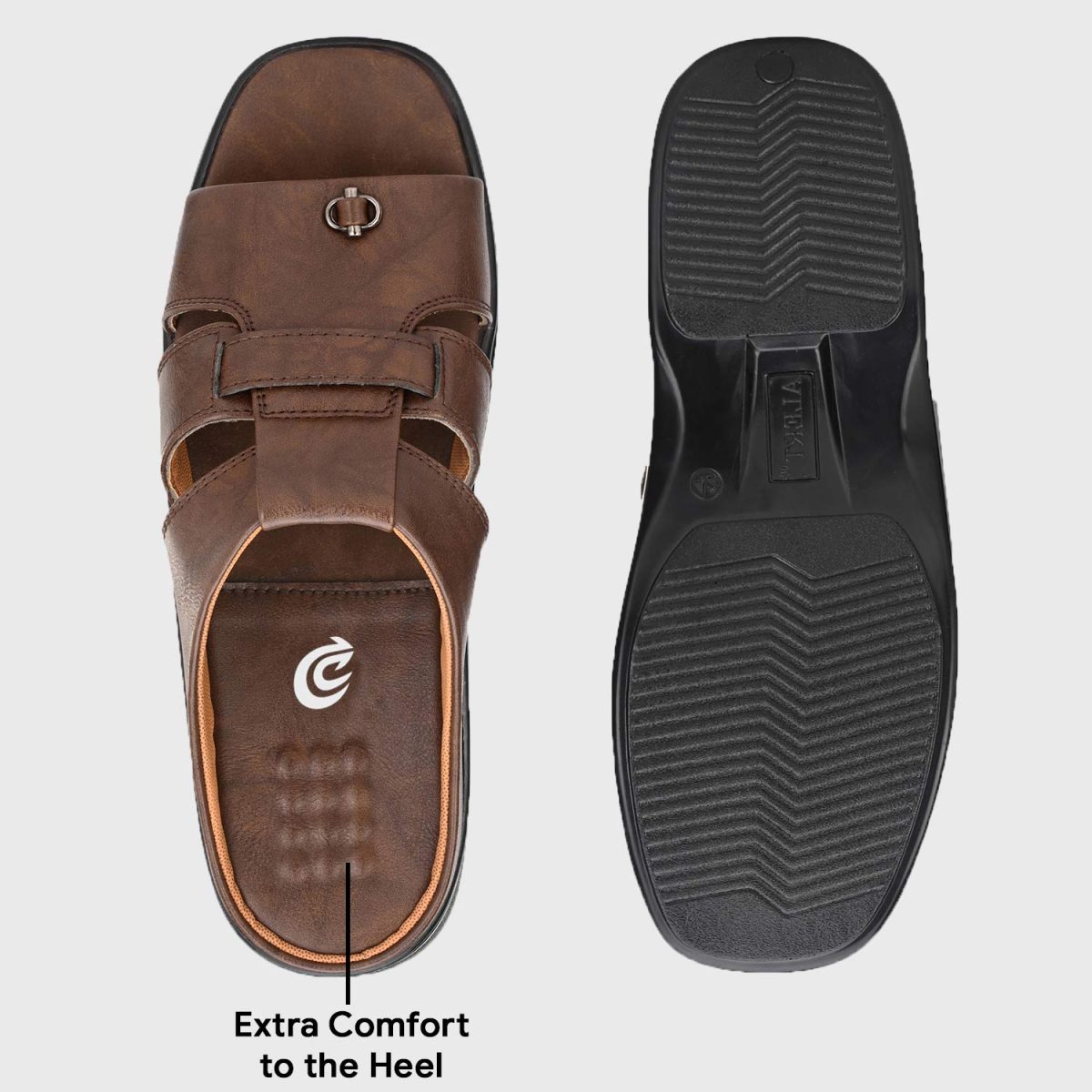 Centrino Men's Flip Flops Arch Support Sport Thong Sandals Non Slip with Premium Cushioning Comfortable Walking Slippers (5953) - Image 4