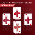 Nourish Mantra Bold Rush Creamy Matte Liquid lipstick combo with SPF 15 Set of 4(1.2ml Each) | Mini Lipstick |red lipsticks | Water Proof | Smudge Proof | transfer Proof | Long Lasting | for all Skin tones - Image 2