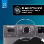 Voltas Beko 8.0kg, Inverter, 5 Star Front Load Washing Machine (WFL8014VTAP, Anthracite), Auto Dosing,Stain Expert - Image 8