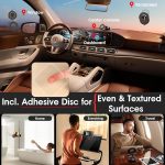 Yootech 360° Vaccum Magnetic Phones Holder, Magnetic Car Phone Mount, Hands-Free Suction Cup Phones Holder for Car/Gym/Mirror/Shower, Car Mount Compatible with All Mobile (Extended) - Image 3