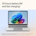 Microsoft New Surface Laptop (7th Edition) - Windows 11 Home Copilot + PC - 13.8” LCD PixelSense Touchscreen - Qualcomm Snapdragon X Plus (10 Core) - 16GB RAM - 256GB SSD - Platinum - ZGJ-00023 - Image 2