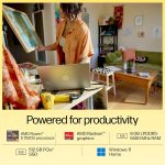 HP Laptop 14, AMD Ryzen 5 7520U, 14-inch (35.6 cm), FHD, 8GB LPDDR5, 512GB SSD, AMD Radeon Graphics, FHD Camera w/Privacy Shutter, Backlit KB (Win 11, MSO 2021, Silver, 1.4 kg), em0026AU - Image 3