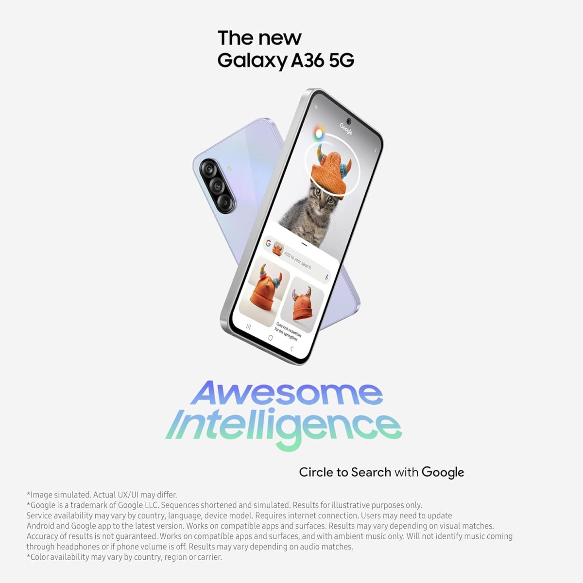 Samsung Galaxy A36 5G (Awesome Black, 12GB, 256GB) | Gemini Live | Awesome Intelligence (AI): Circle to Search, My Filter, Object Eraser | 4nm Snapdragon Processor | Flagship Grade Camera - Image 4