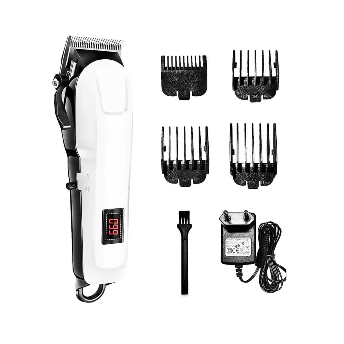 Concepta Hair Trimmer for Men Hair Cutting – Rechargeable Beard Trimmer for Man – Waterproof Shaver with USB Charging & 4 Combs for Hairs , Beard And Moustaches - Cordless Hair Trimmer