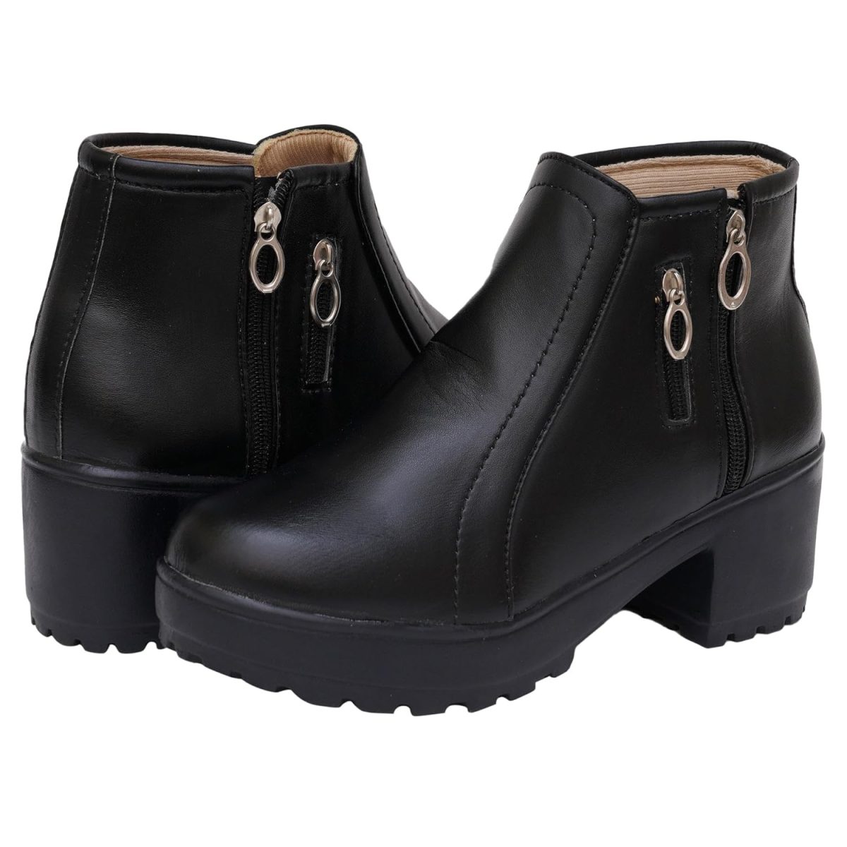 XE Looks 100% Vegan Leather Trendy & Attractive Boots for Women - Image 9