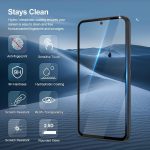 OpenTech® Military-Grade Tempered Glass Screen Protector Compatible For Samsung Galaxy M35 5G (6.6 Inches) With Edge To Edge Coverage And Easy Installation Kit - Image 2