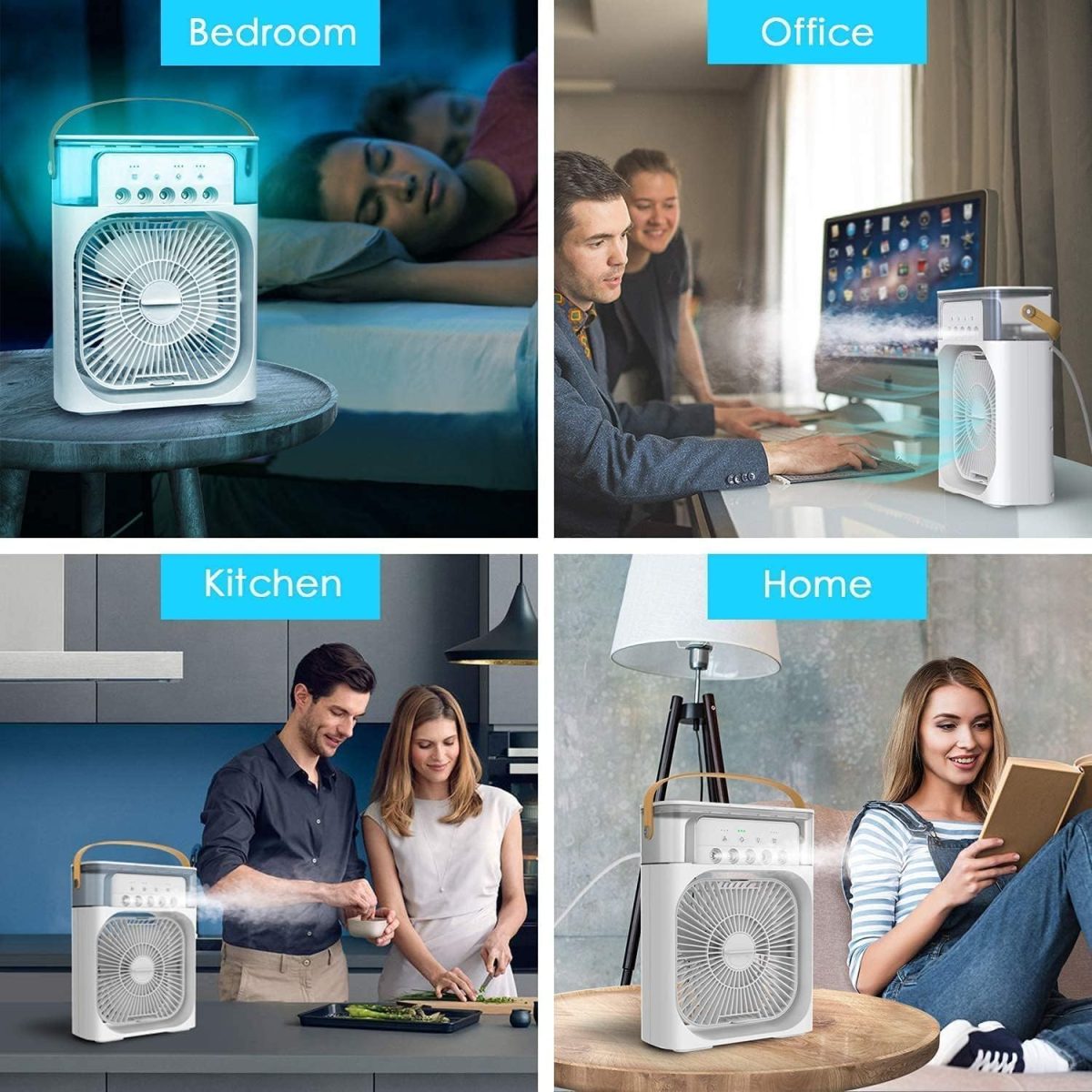 Portable-Ac-Mini-Cooler-Fan-for-Room-Cooling-Rechargeable-Fan-Portable-Ac-for-Home-Portable-Air-Conditioners-Water-Cooler-Mini-Ac-for-Room-Cooling-Mini-Humidifier-Purifier-Heavy-cooler-air - Image 5
