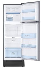 Samsung 236L 2 Star Inverter Frost-Free Convertible 3 In 1 Double Door Refrigerator Appliance (RT28C3832S8/HL,Elegant Inox), Base Stand Drawer - Image 2