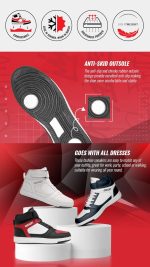 ASIAN Carnival-02 Men's High Top Casual Chunky Fashion Sneakers,Dancing Shoes | Basketball Shoes with Rubber Outsole for Boys… - Image 7