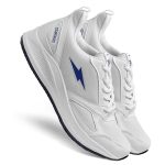 BRUTON EVA Lite Sports Running,Walking & Gym, School Shoes Lightweight Extra Jump Casual Sneaker Lace-Up Shoes for Men's & Boy's - White - Image 7